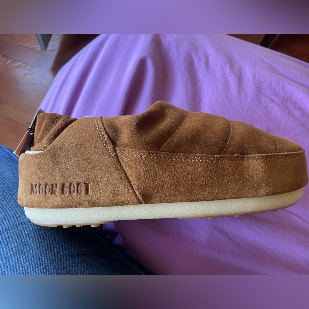 Moon Boot Evolution sandal cognac